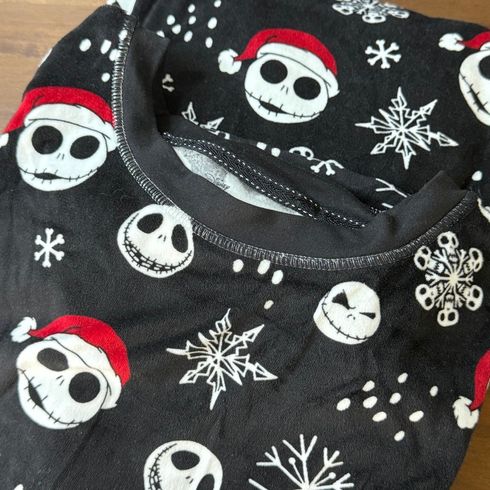 Nightmare Before‎ Christmas Kids S Pajama Set Jack Santa Black Holiday